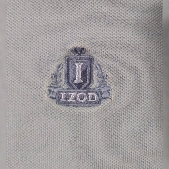Izod Silk Wash men's 100% cotton blue polo shirt - Picture 6 of 11